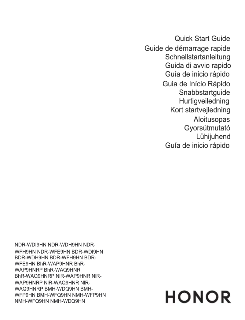 Página 1 del manual Manual de usuario Honor MagicBook 14 AMD