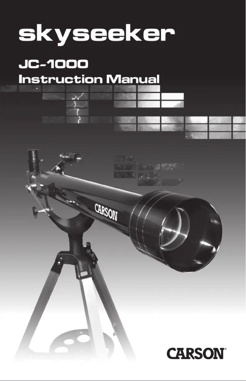 Page 1 de la notice Manuel utilisateur Carson SkySeeker JC-1000