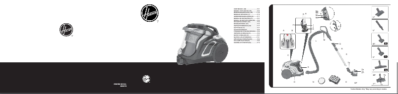 Page n°1 - Manuel utilisateur Hoover H-POWER 700 HP730ALG 011