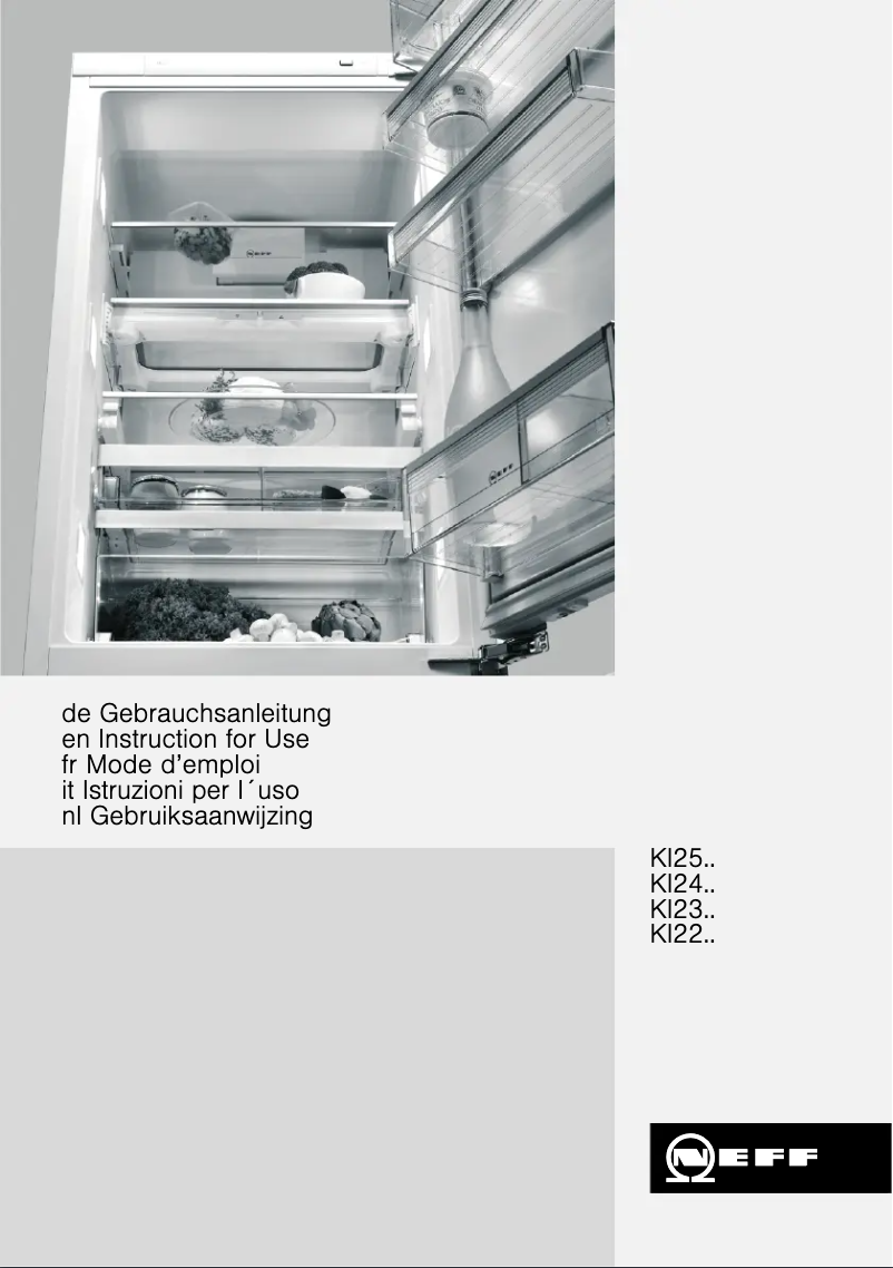 Image de la première page du manuel de l'appareil KI2323D30