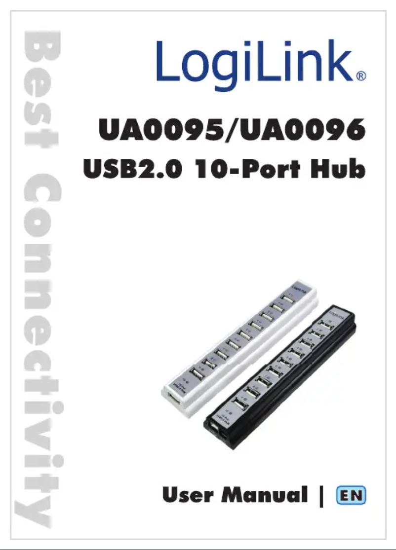 Page n°1 - Manuel utilisateur LogiLink UA0096