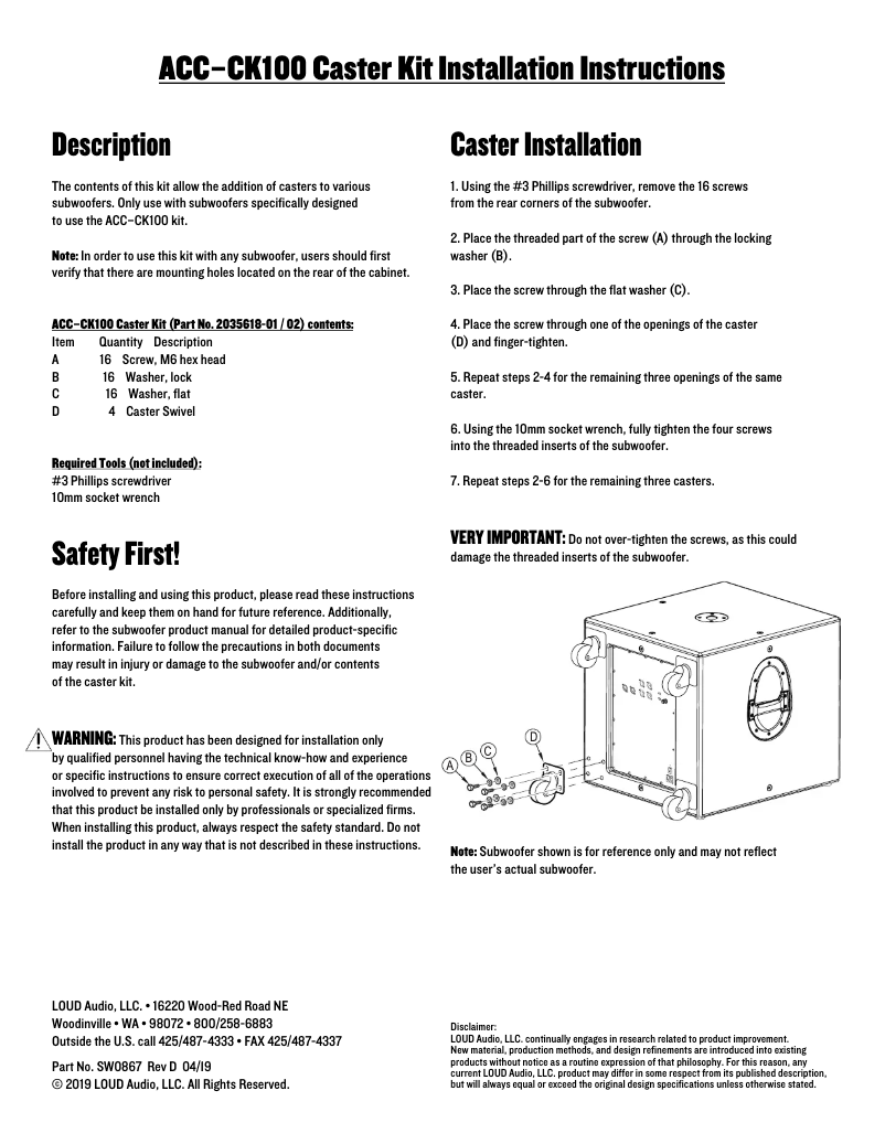 Página 1 del manual Manual de usuario Mackie DRM212-P