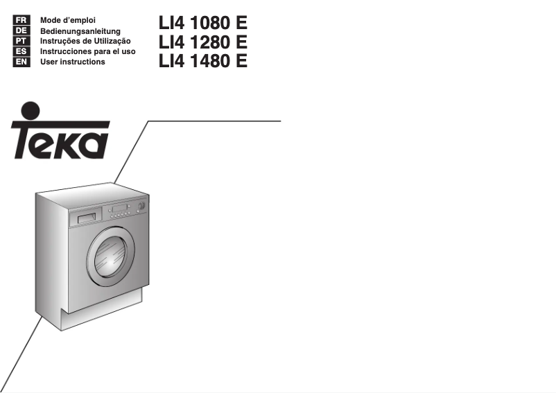 Image de la première page du manuel de l'appareil LI4 1480 E