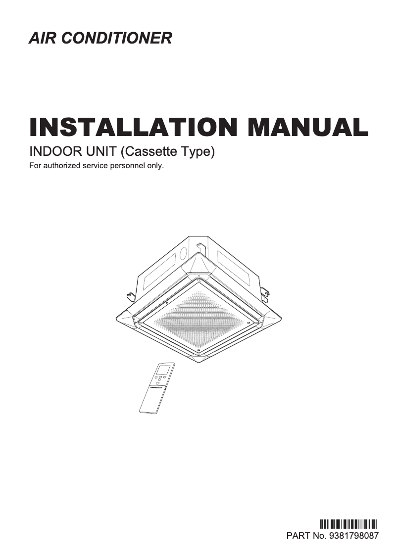 Page 1 de la notice Manuel utilisateur Fujitsu AUGA25FRTA-B