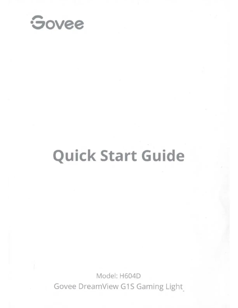 Page n°1 - Manuel utilisateur Govee H604D
