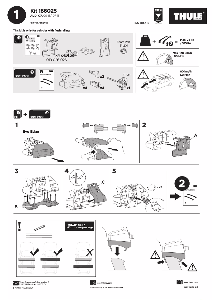 Image de la première page du manuel de l'appareil Kit 186025