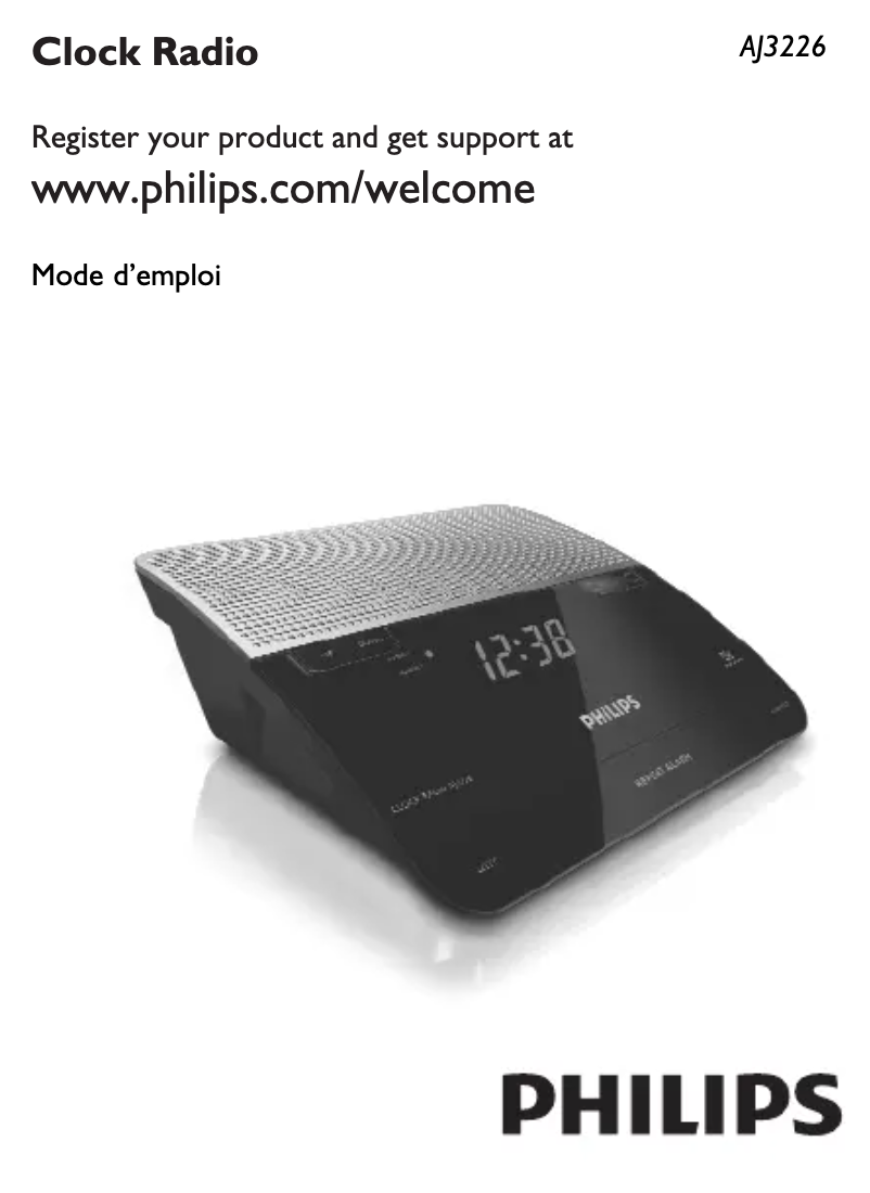 Imagen de la primera página del manual del dispositivo AJ3226