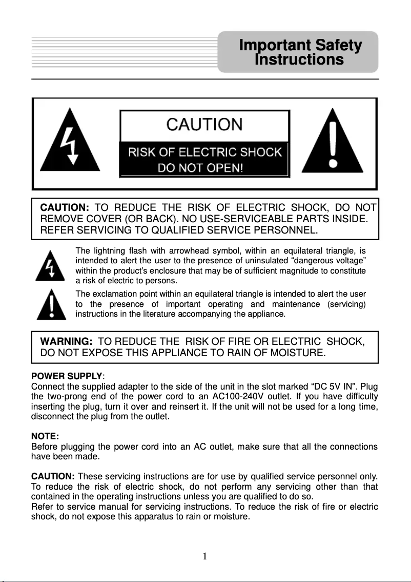 Page 1 de la notice Manuel utilisateur Nextar X3