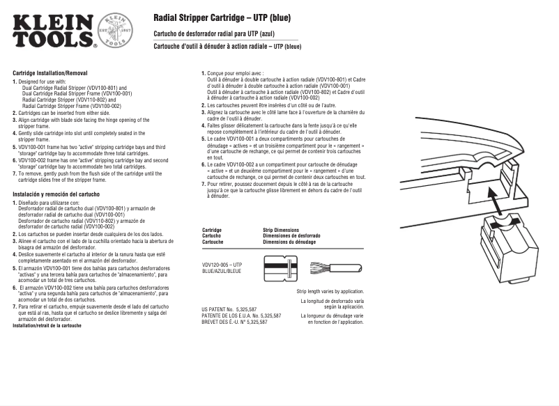 Página 1 del manual Manual de usuario Klein Tools VDV120-005