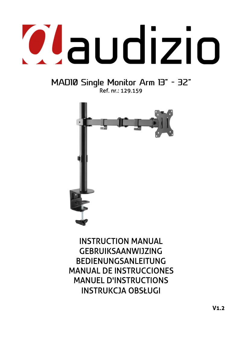 Page n°1 - Manuel utilisateur Audizio MAD10