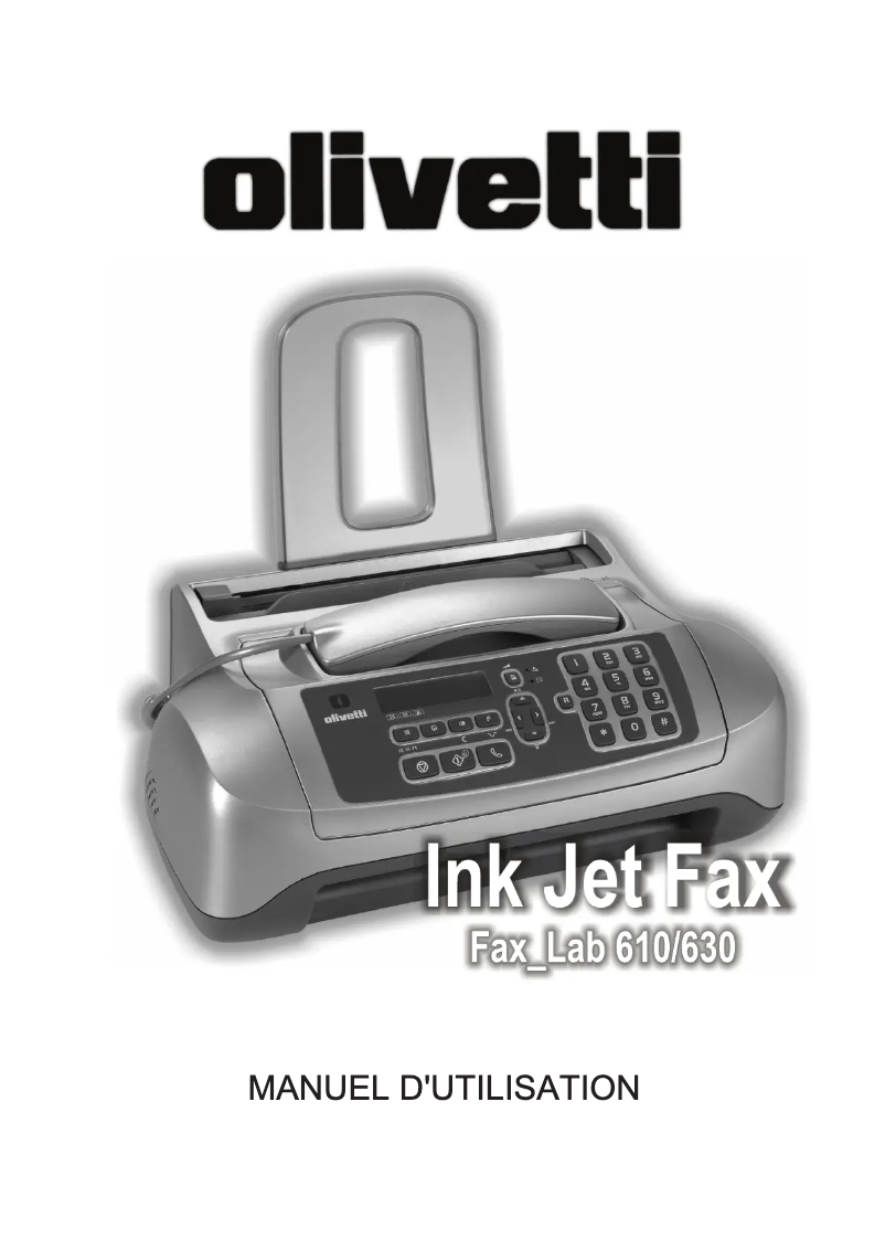 Page n°1 - Manuel utilisateur Olivetti Fax-Lab 630
