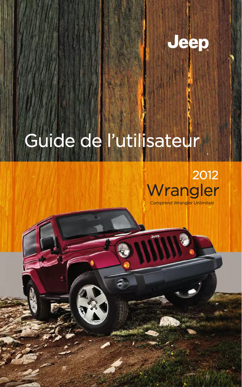 Image de la première page du manuel de l'appareil Wrangler (2012)