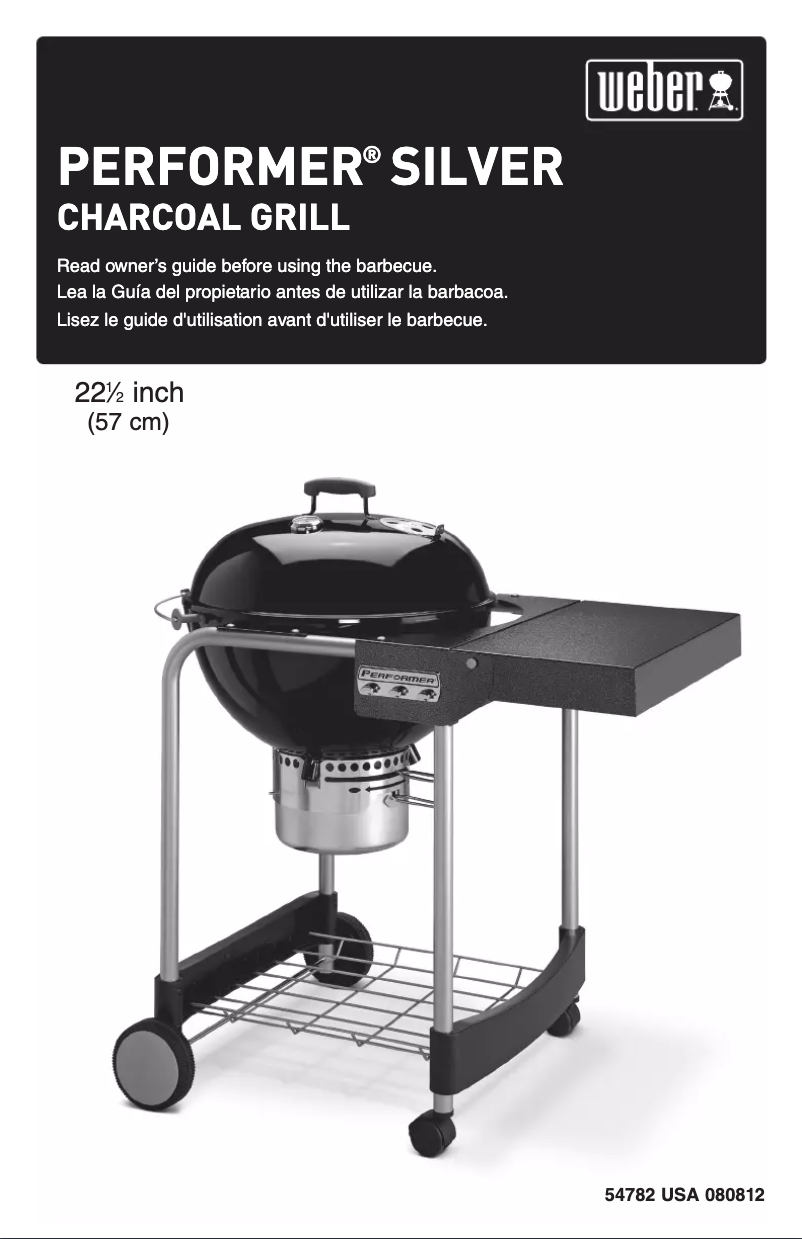 Image de la première page du manuel de l'appareil Performer Silver