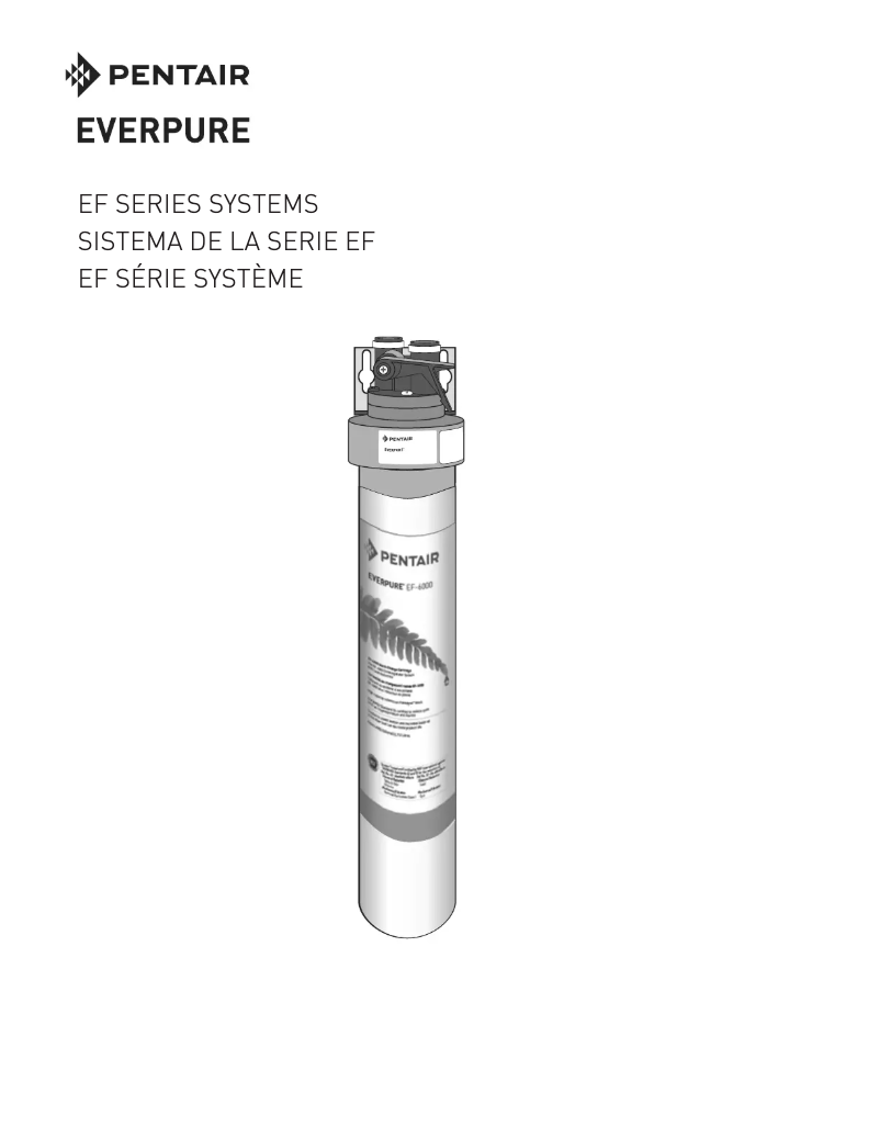 Page 1 de la notice Manuel utilisateur Everpure EF-3000