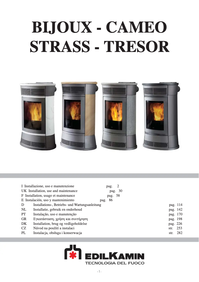 Imagen de la primera página del manual del dispositivo TRESOR