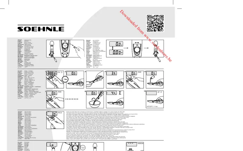 Page n°1 - Manuel utilisateur Soehnle Cooking Star 66220