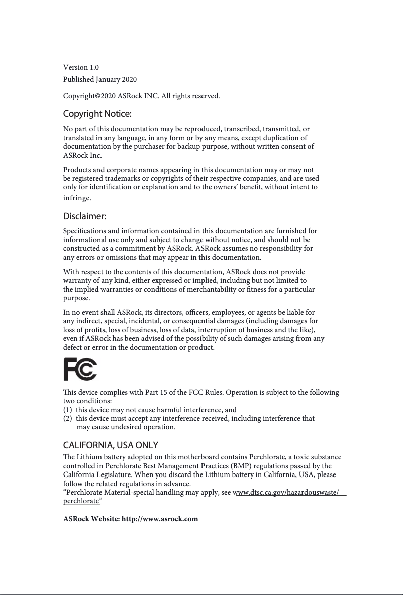 Página 1 del manual Manual de usuario Asrock J5040-ITX