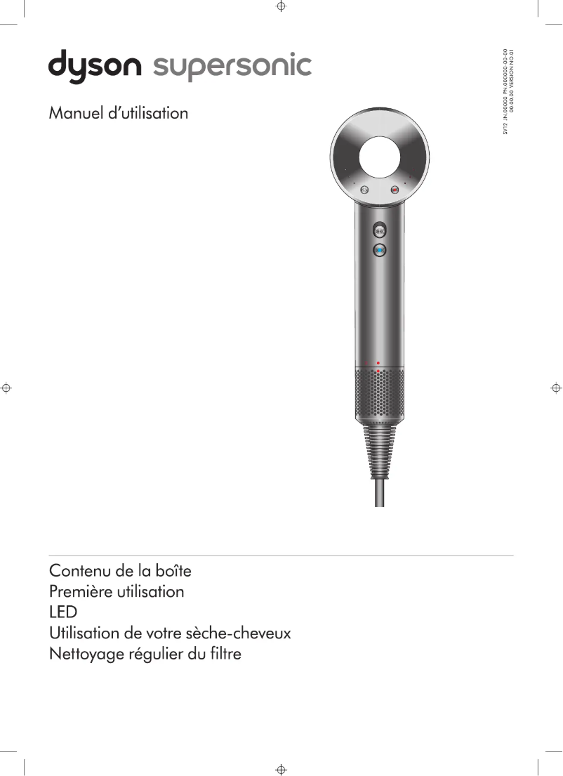 Image de la première page du manuel de l'appareil Supersonic Nural