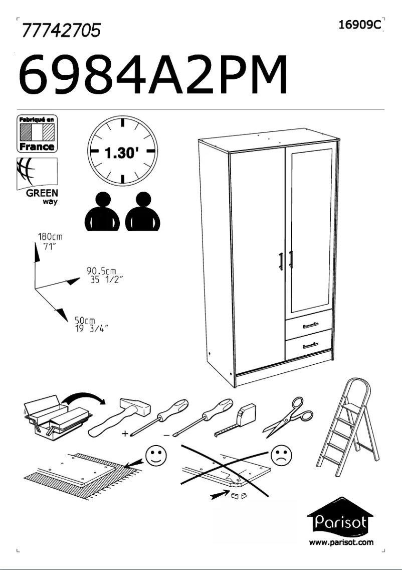 Image de la première page du manuel de l'appareil Infinity 6984A2PM