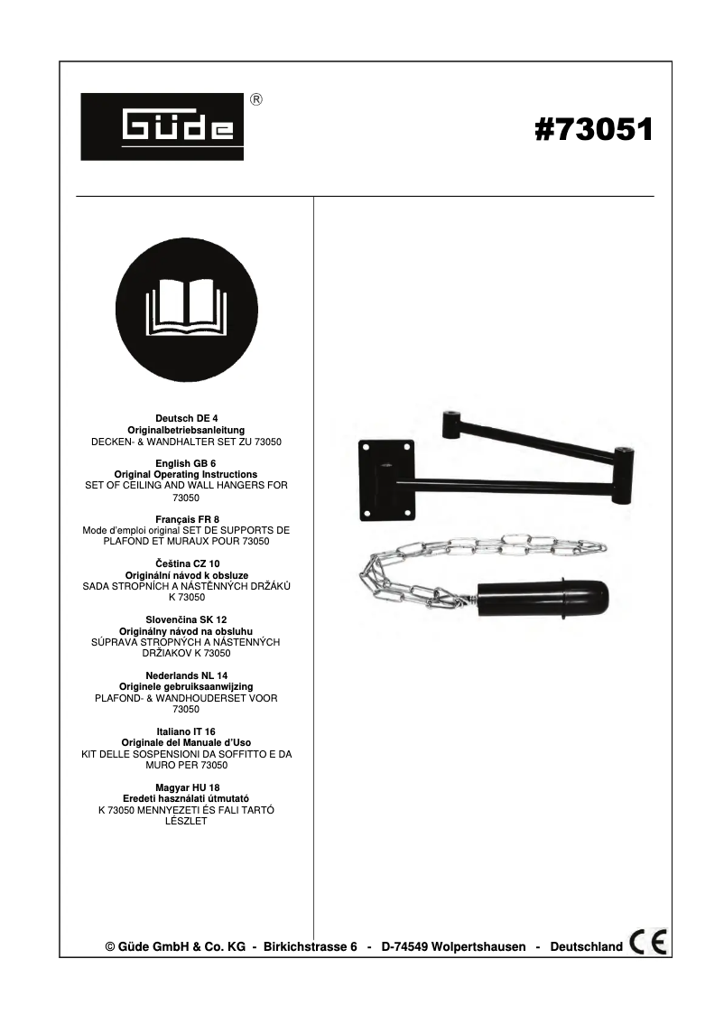 Image de la première page du manuel de l'appareil 73051