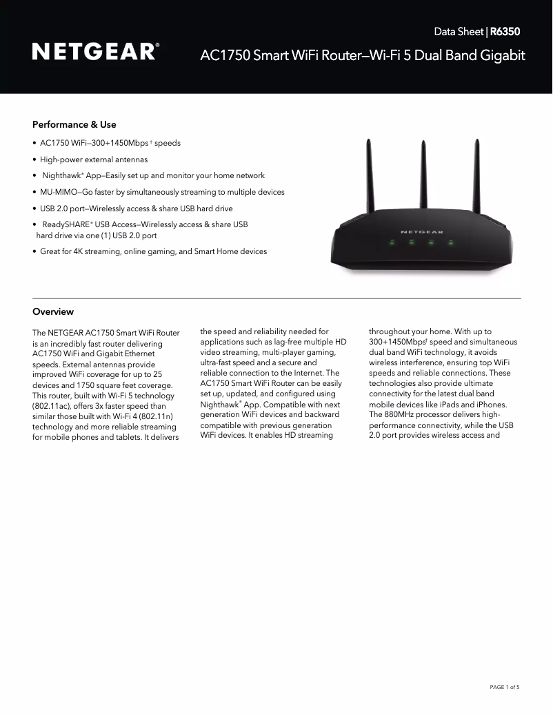 Image de la première page du manuel de l'appareil R6350