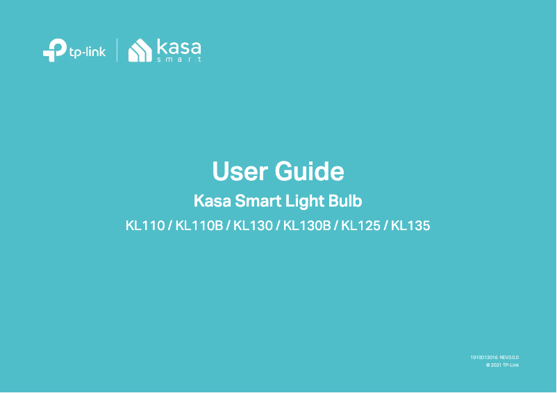 Image de la première page du manuel de l'appareil KL125P4