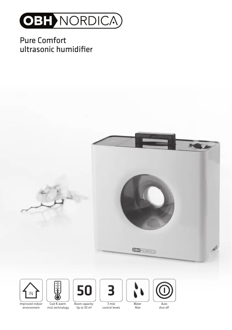 Page 1 de la notice Manuel utilisateur OBH Nordica Pure Comfort