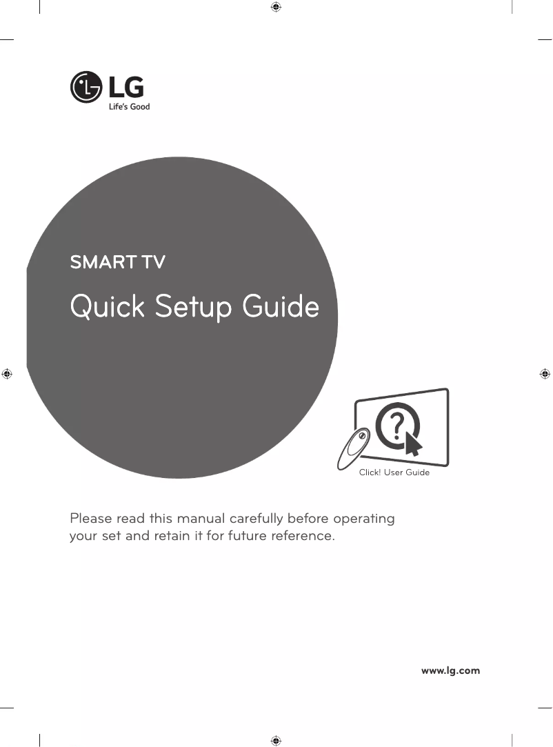 Page n°1 - Guide de démarrage rapide LG 47LB7200