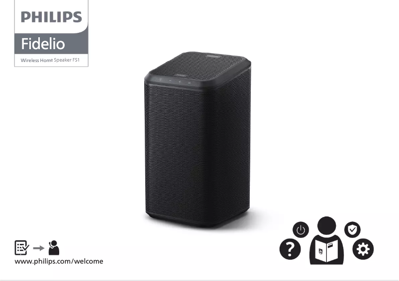 Page 1 de la notice Guide de démarrage rapide Philips Fidelio FS1