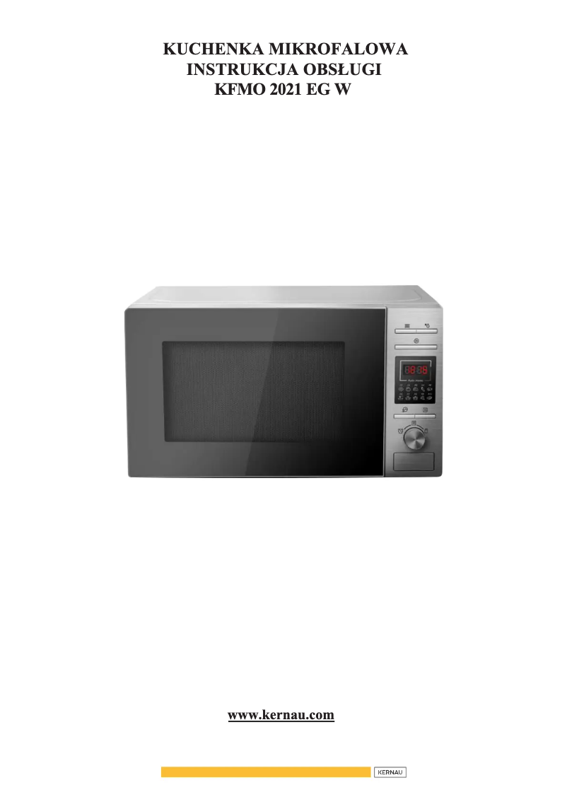 Página 1 del manual Manual de usuario Kernau KFMO 2021 EG W