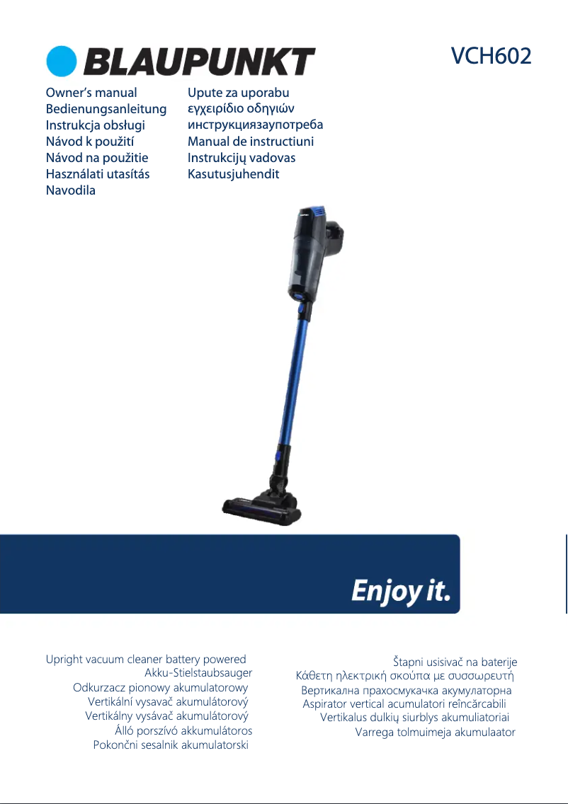 Image de la première page du manuel de l'appareil VCH602BL