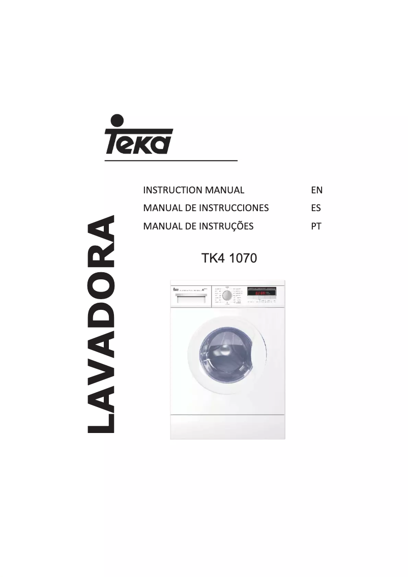 Image de la première page du manuel de l'appareil TK4 1070EXP