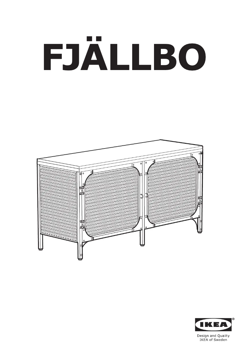 Image de la première page du manuel de l'appareil FJÄLLBO 705.013.10