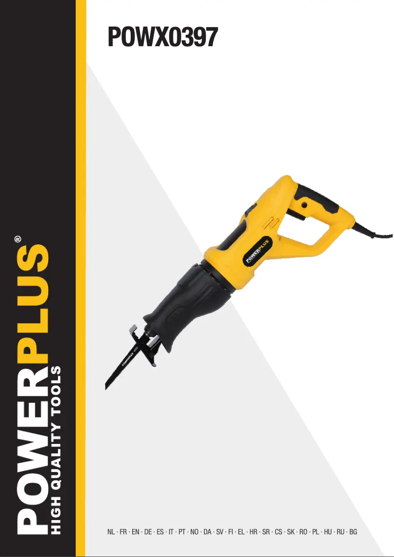 Image de la première page du manuel de l'appareil POWX0397