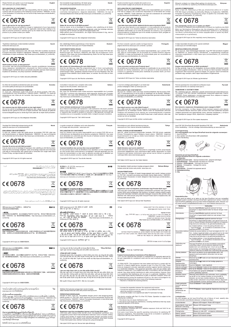 Image de la première page du manuel de l'appareil DrivePack PHF-302