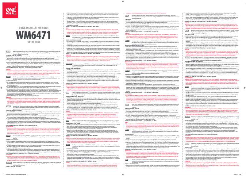 Image de la première page du manuel de l'appareil WM 6471