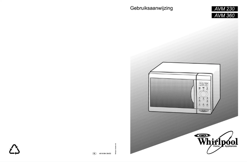 Página 1 del manual Manual de usuario Whirlpool AVM260