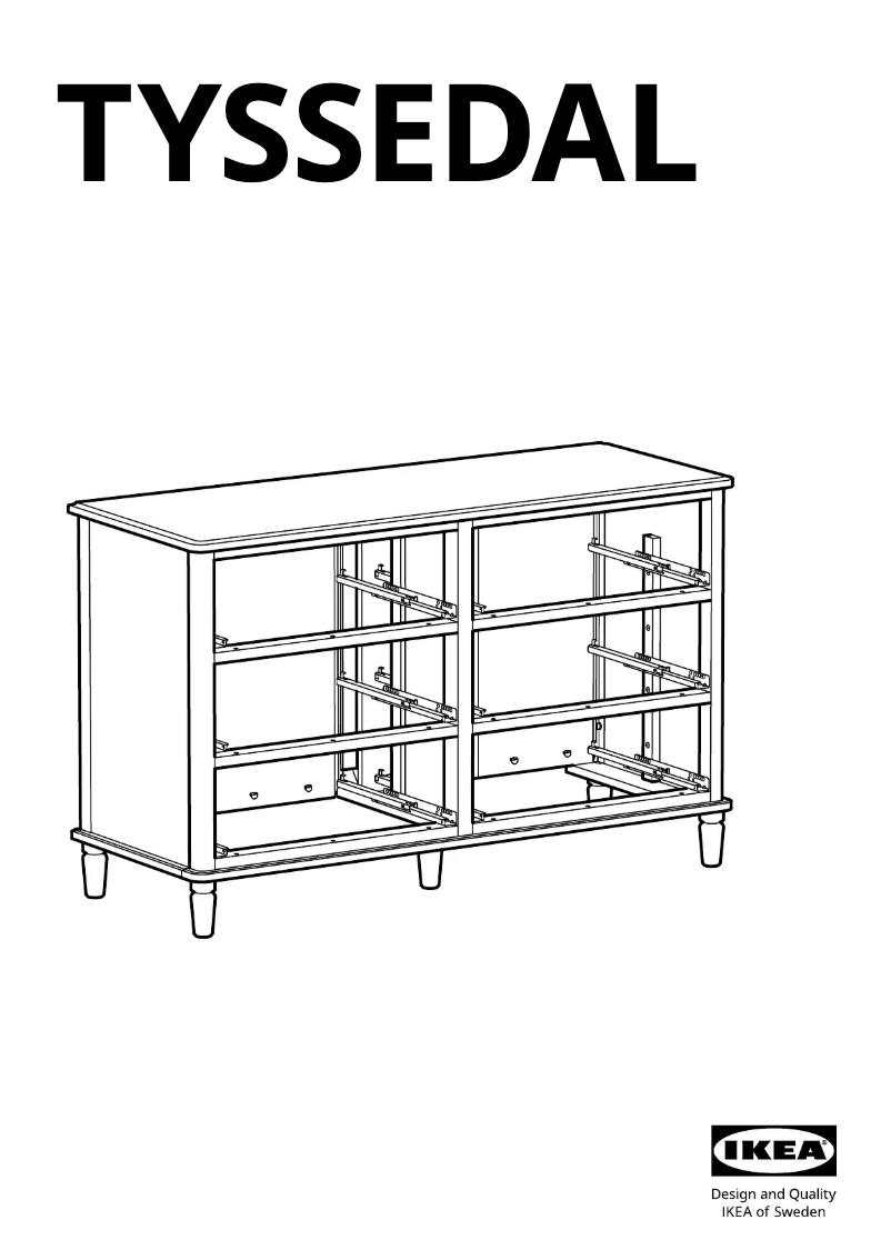 Página 1 del manual Manual de usuario Ikea TYSSEDAL 202.937.14