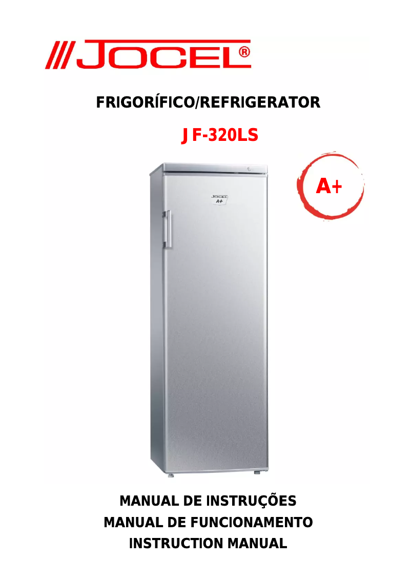 Page n°1 - Manuel utilisateur Jocel JF-320LS