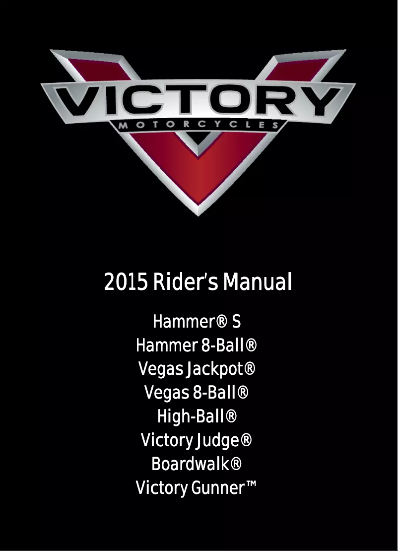 Page n°1 - Manuel utilisateur Victory Gunner (2015)