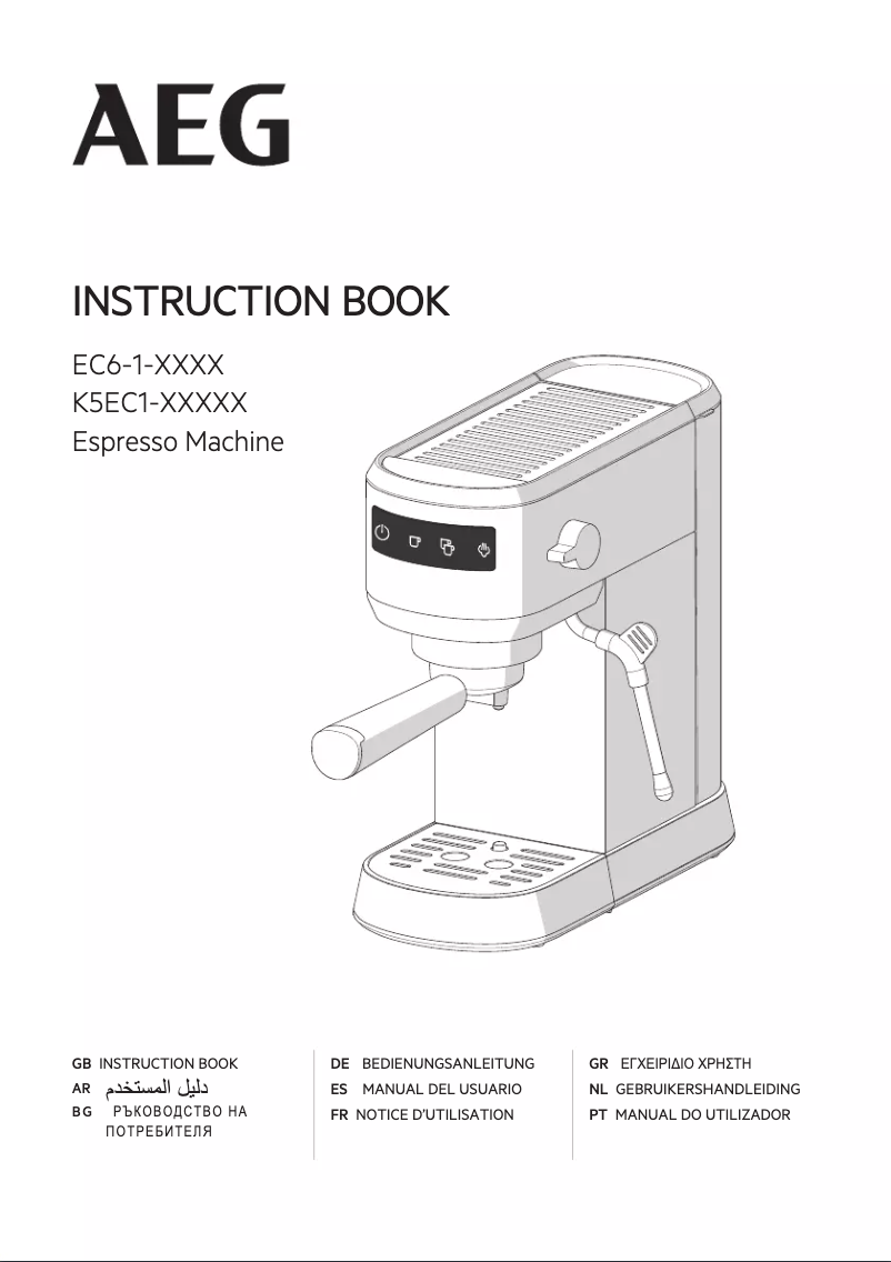 Página 1 del manual Manual de usuario AEG EC6-1-6ST