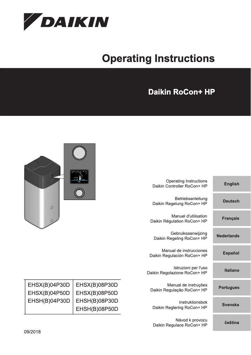 Imagen de la primera página del manual del dispositivo Altherma 3 R ECH₂O
