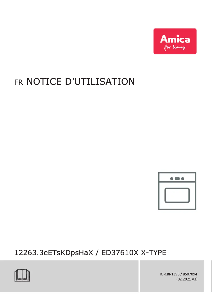 Page 1 de la notice Manuel utilisateur Amica ED37610X X-Type