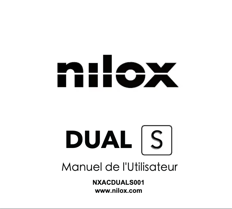 Page n°1 - Manuel utilisateur Nilox Dual S
