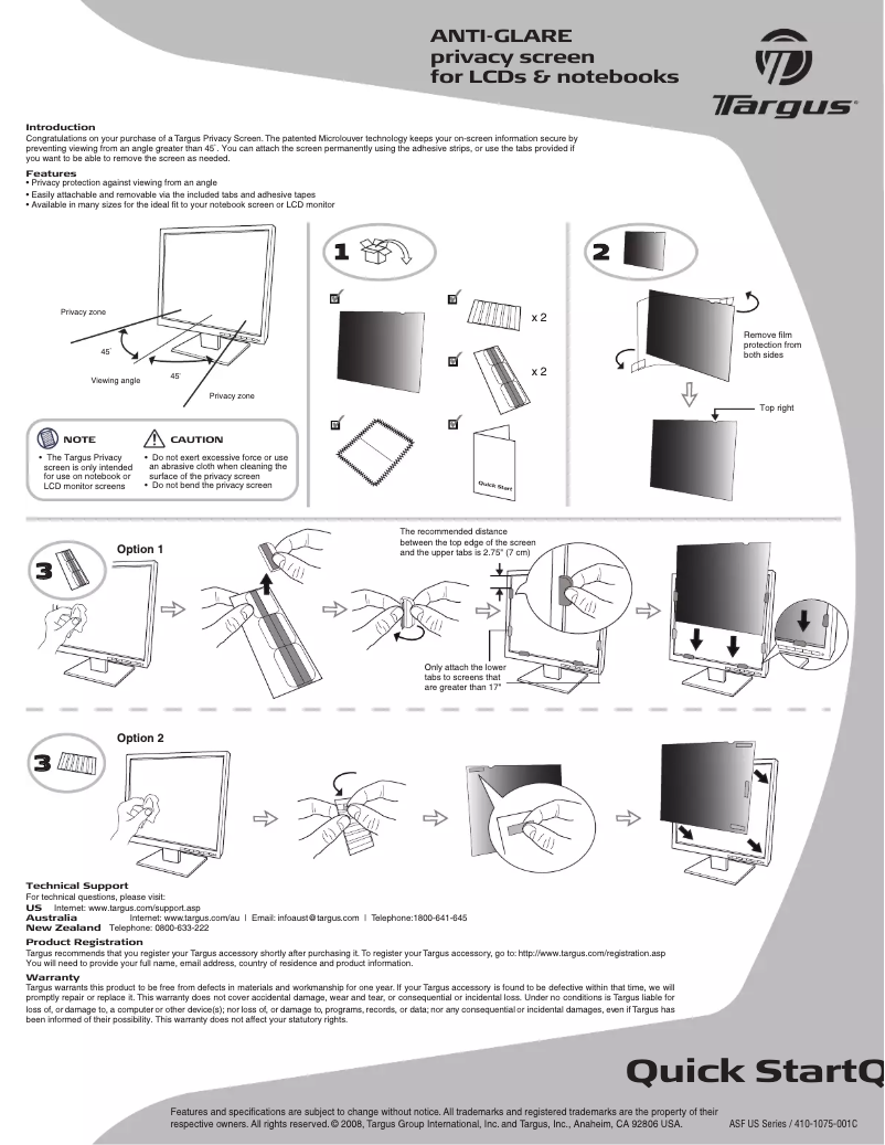 Image de la première page du manuel de l'appareil ASF236W9USZ