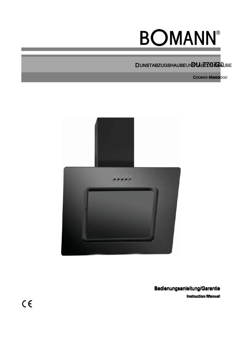 Image de la première page du manuel de l'appareil DU 770 G