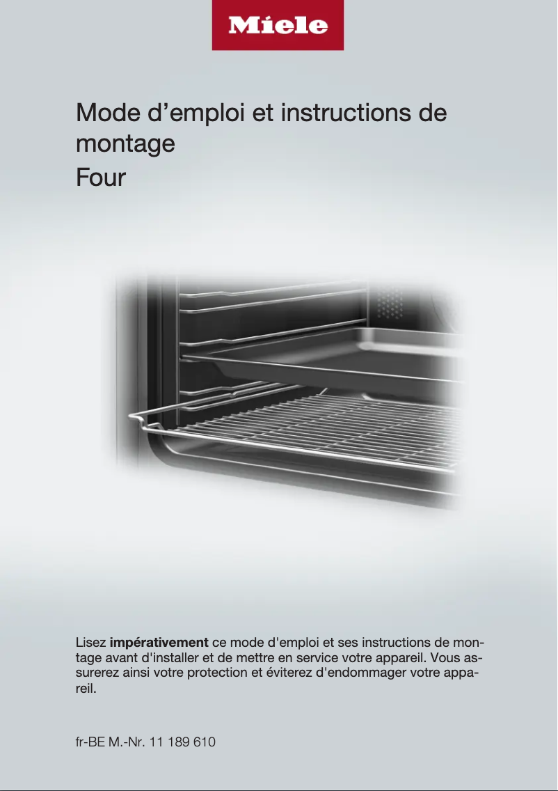 Image de la première page du manuel de l'appareil H 2755 B