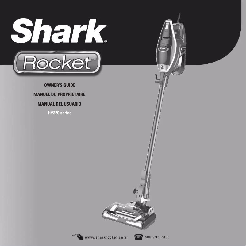 Page 1 de la notice Manuel utilisateur Shark Rocket HV321