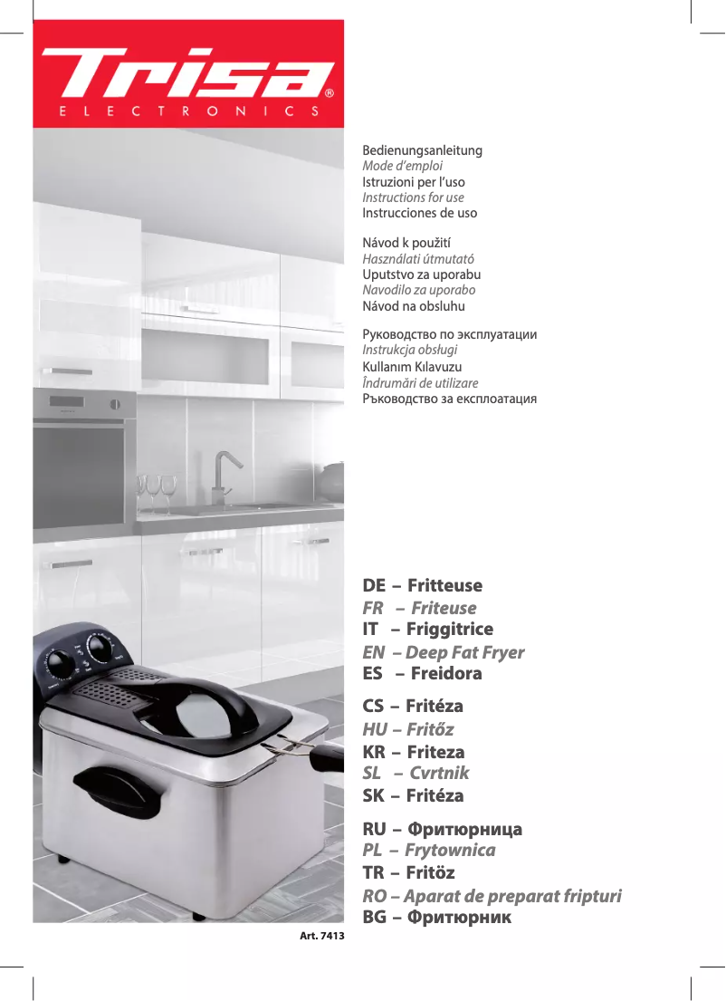 Image de la première page du manuel de l'appareil Fry Master