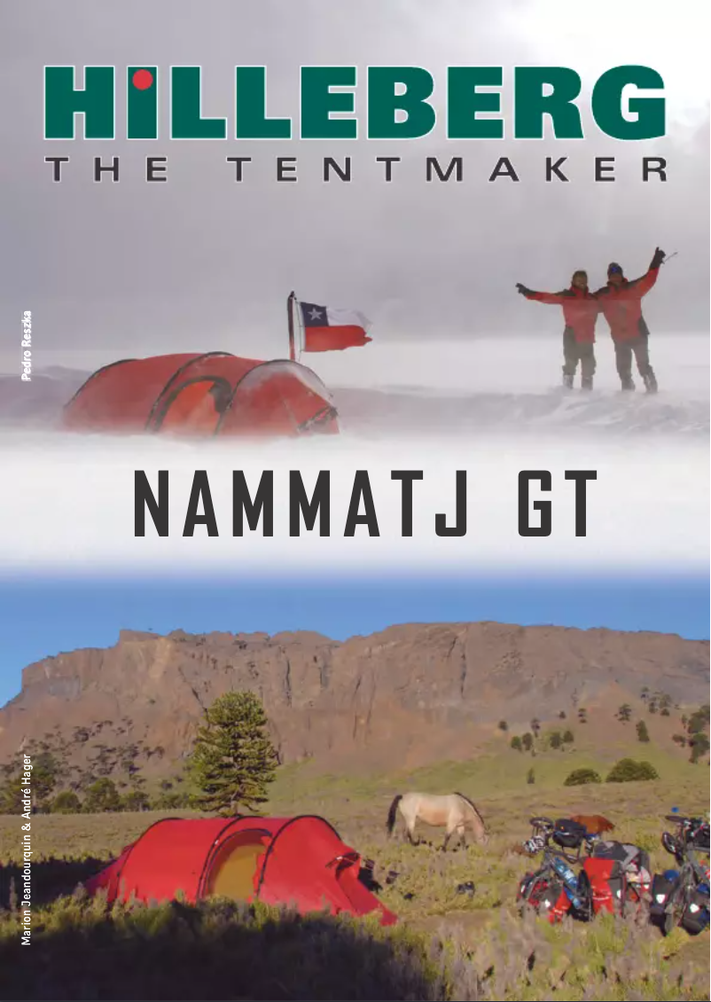 Page 1 de la notice Manuel utilisateur Hilleberg Nammatj